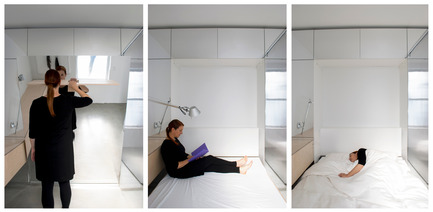 Press kit | 673-10 - Press release | GRANDS PRIX DU DESIGN Award 8th edition. And the winners are... - Agence PID - Event + Exhibition -  DESIGN DE PRODUIT EN PETITE SÉRIE<br>Prix mobilier résidentiel<br><br>Micro espace modulable<br>Jean Verville architecte  - Photo credit: Jean Verville architecte 