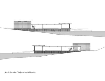 Press kit | 1600-01 - Press release | A Modern Boathouse in a Canadian Landscape - Weiss Architecture & Urbanism Limited - Residential Architecture - Elevations - Photo credit: Weiss Architecture &amp; Urbanism Limited