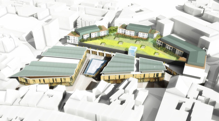 Dossier de presse | 896-07 - Communiqué de presse | AVARICUM, un projet ouvert sur la ville, créateur de nouveaux espaces - Arte Charpentier Architectes - Architecture commerciale - Crédit photo :   Arte Charpentier Architectes