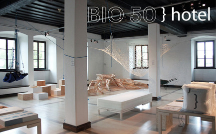 Press kit | 1654-01 - Press release | nanotourism - nanotourism international research team - Event + Exhibition - nanotourism, case study: BIO50}hotel, Ljubljana, Slovenia<br>exhibition hotel - Photo credit: Alessandro Fonte