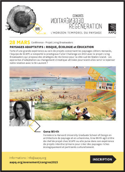Press kit | 1067-08 - Press release | AAPQ 50th anniversary congress "Degeneration / Regeneration, the temporal horizon of landscape" - L'Association des architectes paysagistes du Québec (AAPQ) - Landscape Architecture - Photo credit: KB