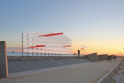 Dossier de presse | 982-22 - Communiqué de presse | Festival des Architectures Vives - Présentation des équipes lauréates et de leurs projets - Festival des Architectures Vives - Évènement + Exposition - "PROMENADE D'ENVOLEES"<br>Archisanat _ Adeline VIGNERON _ Marie COMBETTE - Crédit photo : Archisanat _ Adeline VIGNERON _ Marie COMBETTE / FAV 2015