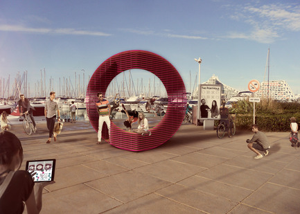 Dossier de presse | 982-22 - Communiqué de presse | Festival des Architectures Vives - Présentation des équipes lauréates et de leurs projets - Festival des Architectures Vives - Évènement + Exposition - "THE PORTHOLE"<br>TOMA _&nbsp;Maria DEL SOL ONTALBA _&nbsp;Antonio NARDOZZI&nbsp; - Crédit photo : TOMA _&nbsp;Maria DEL SOL ONTALBA _&nbsp;Antonio NARDOZZI / FAV 2015&nbsp;