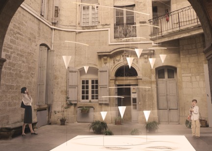 Dossier de presse | 982-22 - Communiqué de presse | Festival des Architectures Vives - Présentation des équipes lauréates et de leurs projets - Festival des Architectures Vives - Évènement + Exposition - "L'ANEMOGRAF"<br>Etienne GOBIN _ Léa GIRAULT _ Chloé MORIN _ Benjamin JOUDRIER - Crédit photo : Etienne GOBIN _ Léa GIRAULT _ Chloé MORIN _ Benjamin JOUDRIER / FAV 2015