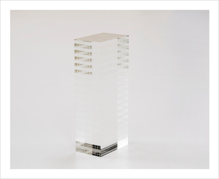 Dossier de presse | 756-10 - Communiqué de presse | Le CCA présente « Sortis du cadre : Ábalos & Herreros » - Centre Canadien d’Architecture (CCA) - Art - Stefano Graziani, photographer. View of the model of one of the four Bioclimatic Towers (2001–06). Photograph commissioned by the Canadian Centre for Architecture. Gift of the artist.  - Crédit photo : © Stefano Graziani. 
