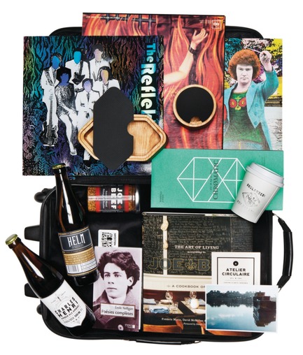 Press kit | 562-54 - Press release | Design Month in Graz, AustriaMontréal, guest of honour - Bureau du design - Ville de Montréal - Event + Exhibition -  Jonathan Dorthe designer' suitcase  - Photo credit: Maude Chauvin