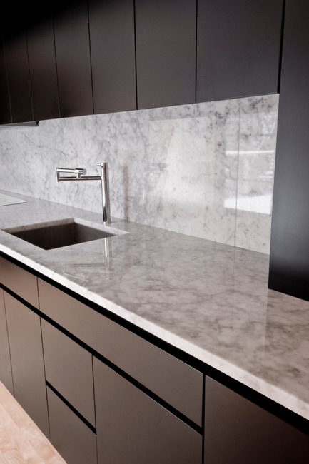 Press kit | 1198-01 - Press release | St-Philippe Residence - ATELIER GÉNÉRAL architecture - Residential Architecture - Kitchen Detail - Photo credit: Atelier Général