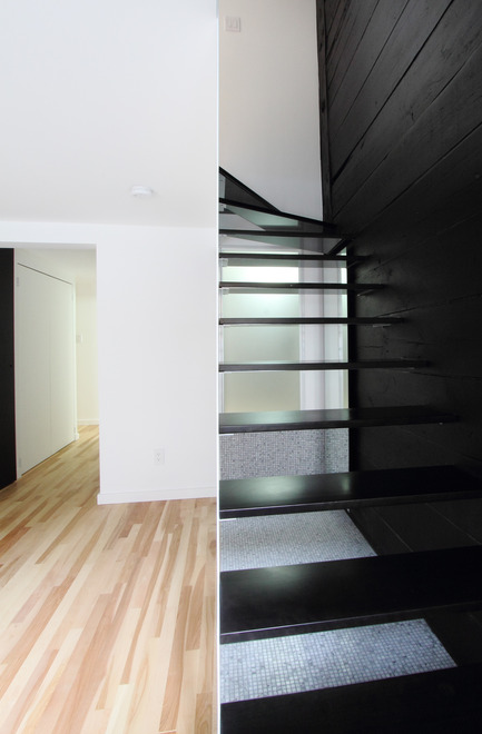 Press kit | 1198-01 - Press release | St-Philippe Residence - ATELIER GÉNÉRAL architecture - Residential Architecture - Staircase - Photo credit: Atelier Général