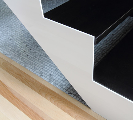 Press kit | 1198-01 - Press release | St-Philippe Residence - ATELIER GÉNÉRAL architecture - Residential Architecture - Staircase Detail - Photo credit: Atelier Général
