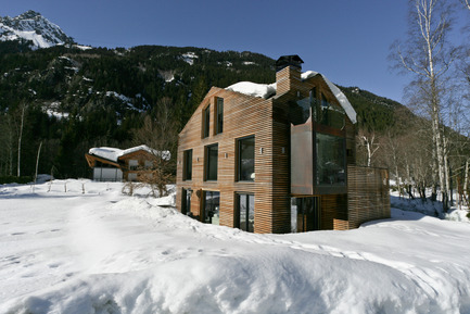 Press kit | 1682-01 - Press release | Chalet Piolet - Chevallier Architectes - Residential Architecture - Piolet - Photo credit:  &nbsp;Alexandre Mermillod onixstudio.com  
