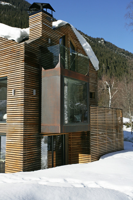 Press kit | 1682-01 - Press release | Chalet Piolet - Chevallier Architectes - Residential Architecture - Piolet - Photo credit:  &nbsp;Alexandre Mermillod onixstudio.com  