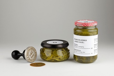 Press kit | 1171-04 - Press release | BIO 50 Coming to Milan Design Week 2015 - Museum of Architecture and Design (MAO), Ljubljana - Event + Exhibition -  Knowing Food - Survival Cook Book by Nuša Jelenec and Gaja Mežnarić Osole<br>  - Photo credit: Gaja Mežnarić Osole