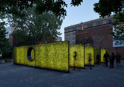 Press kit | 809-15 - Press release | ﻿Azure announces the finalists of the fifth annual AZ Awards - Azure Magazine - Competition - Temporary / Demonstration Architecture: Architecturama: Hedge, Montreal, Canada<br> - Photo credit:  AZ Awards 2015