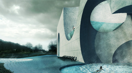 Press kit | 809-15 - Press release | ﻿Azure announces the finalists of the fifth annual AZ Awards - Azure Magazine - Competition - Unbuilt Competition Entries: Steven Christensen Architecture: Liepaja Thermal Bath<br> - Photo credit:  AZ Awards 2015