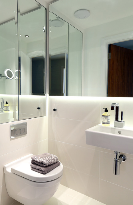 Press kit | 1701-01 - Press release | Butterton by LLI Design -Award winning contemporary family residence - LLI Design - Residential Interior Design -   WC&nbsp;- Butterton - LLI Design   - Photo credit: Alex Maguire Photography