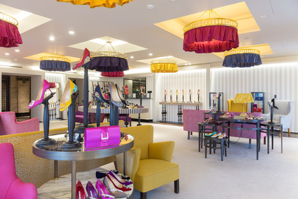 Press kit | 1555-01 - Press release | High Style in Shoe Heaven - Nick Leith-Smith Architecture + Design - Commercial Interior Design - Grand fin-de-siècle style&nbsp; - Photo credit: Quintin Lake