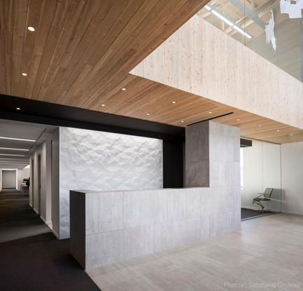 Dossier de presse | 1695-01 - Communiqué de presse | Nouveau siège social de STGM Architectes - STGM Architectes - Architecture commerciale - Crédit photo : Stéphane Groleau