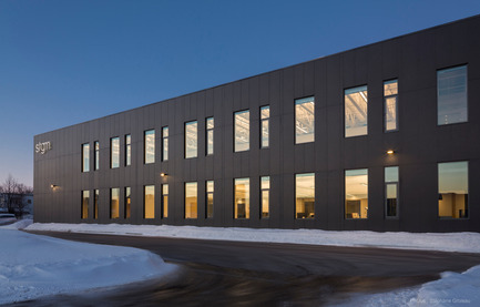 Dossier de presse | 1695-01 - Communiqué de presse | Nouveau siège social de STGM Architectes - STGM Architectes - Architecture commerciale - Crédit photo : Stéphane Groleau