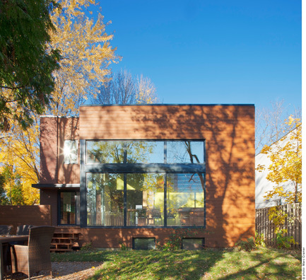 Press kit | 1105-01 - Press release | Maison de Chateaubriand - Anik Péloquin architecte - Residential Architecture - Photo credit: Marc Cramer