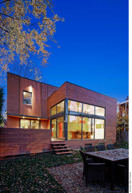 Press kit | 1105-01 - Press release | Maison de Chateaubriand - Anik Péloquin architecte - Residential Architecture - Photo credit: Marc Cramer
