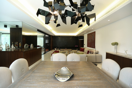 Dossier de presse | 1540-01 - Communiqué de presse | Appartement en rez-de-jardin à Rabieh - ROHD - Design d’intérieur commercial - Vue d'ensemble - Crédit photo : RUDY BOU CHEBEL