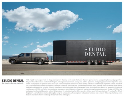 Dossier de presse | 1187-03 - Communiqué de presse | Announcing AIA San Francisco 2015 Design Awards winners - American Institute of Architects, San Francisco Chapter (AIA SF) - Concours - Studio Dental by Montalba Architects - Crédit photo : Mitch Tobias