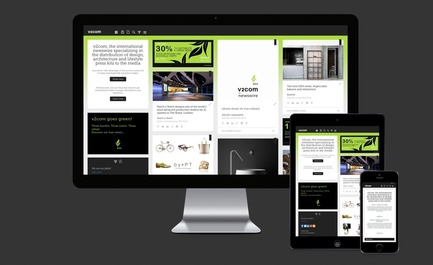 Press kit | 1402-01 - Press release | v2com shows its true colours! - v2com newswire - Event + Exhibition - Branding for Value #1: "Building a better world". v2com goes green! - Photo credit: v2com newswire