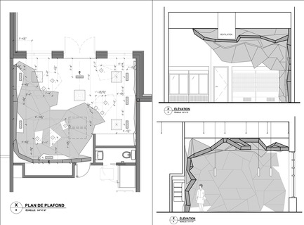 Dossier de presse | 760-10 - Communiqué de presse | Promenade au fond de la mer réinventée - Jean de Lessard, Designers Créatifs - Design d’intérieur commercial - Détails de verre - Crédit photo : Jean de Lessard, Designers Créatifs
