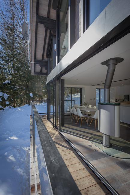 Press kit | 1682-02 - Press release | Chalet 'Dag' in Chamonix - Chevallier Architectes - Residential Architecture - Chalet DAG Chamonix - Photo credit: Alexandre Mermillod Onixstudio.com