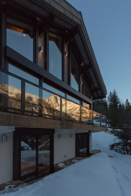 Press kit | 1682-02 - Press release | Chalet 'Dag' in Chamonix - Chevallier Architectes - Residential Architecture - Chalet DAG Chamonix - Photo credit: Alexandre Mermillod Onixstudio.com