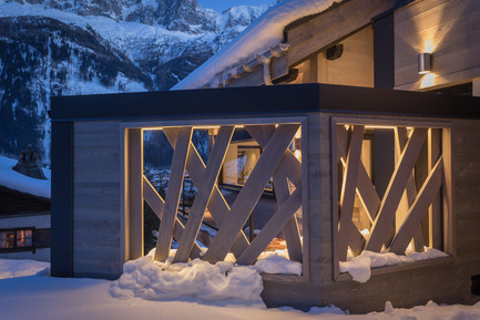 Press kit | 1682-02 - Press release | Chalet 'Dag' in Chamonix - Chevallier Architectes - Residential Architecture - Chalet DAG Chamonix - Photo credit: Alexandre Mermillod Onixstudio.com