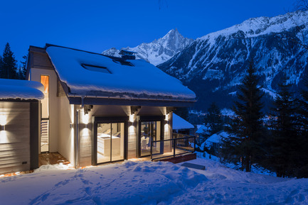 Press kit | 1682-02 - Press release | Chalet 'Dag' in Chamonix - Chevallier Architectes - Residential Architecture - Chalet DAG Chamonix - Photo credit: Alexandre Mermillod Onixstudio.com
