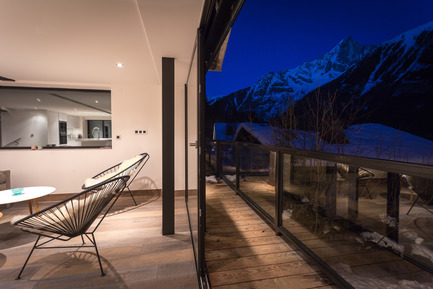 Press kit | 1682-02 - Press release | Chalet 'Dag' in Chamonix - Chevallier Architectes - Residential Architecture - Chalet DAG Chamonix - Photo credit: Alexandre Mermillod Onixstudio.com