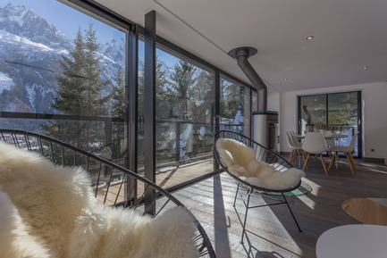 Press kit | 1682-02 - Press release | Chalet 'Dag' in Chamonix - Chevallier Architectes - Residential Architecture - Chalet DAG Chamonix - Photo credit: Alexandre Mermillod Onixstudio.com