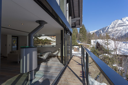 Press kit | 1682-02 - Press release | Chalet 'Dag' in Chamonix - Chevallier Architectes - Residential Architecture - Chalet DAG Chamonix - Photo credit: Alexandre Mermillod Onixstudio.com