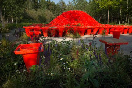 Press kit | 837-13 - Press release | Participatory Gardens for the 16th International Garden Festival - International Garden Festival / Reford Gardens - Landscape Architecture -    CONE GARDEN – Bocksili (2014) <br>Livescape [Seungjong Yoo, Byoungjoon Kwon, Hyeryoung Cho,Yongchul Cho, Iltae Jeong , Soojung Yoon]<br><br>Seoul, South Korea<br><br>www.livescape.co.kr<br>   - Photo credit: Martin Bond