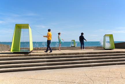 Dossier de presse | 982-25 - Communiqué de presse | Les lauréats du FAV 2015 - Association Champ Libre - Festival des Architectures Vives (FAV) - Évènement + Exposition - EMBRUNS<br>Arnaud Malthieu, Amandine Romanet &amp; Matthieu Thuillier<br> - Crédit photo : © photoarchitecture.com/FAV Paul Kozlowski