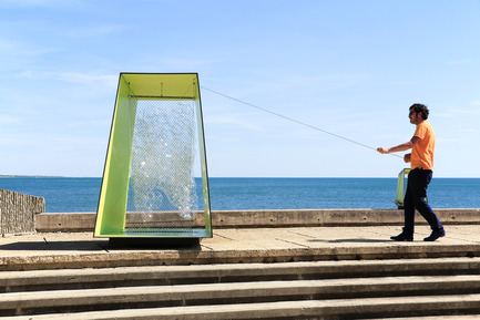 Dossier de presse | 982-25 - Communiqué de presse | Les lauréats du FAV 2015 - Association Champ Libre - Festival des Architectures Vives (FAV) - Évènement + Exposition - EMBRUNS<br>Arnaud Malthieu, Amandine Romanet &amp; Matthieu Thuillier<br> - Crédit photo : © photoarchitecture.com/FAV Paul Kozlowski