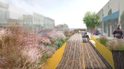 Dossier de presse | 1562-01 - Communiqué de presse | Sunset Parklet receives Special Recognition in Urban Design Award - INTERSTICE Architects - Design urbain - Crédit photo : Interstice