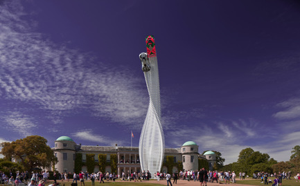 Press kit | 1022-02 - Press release | Mazda Sculpture - Goodwood Festival of Speed 2015 - Gerry Judah - Art - Photo credit: David Barbour   