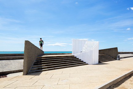 Dossier de presse | 982-26 - Communiqué de presse | Festival des Architectures Vives 2015 à Montpellier – La Grande-Motte - Association Champ Libre - Festival des Architectures Vives (FAV) - Évènement + Exposition - Klest Pango<br>// Origamic - Crédit photo : Paul KOZLOWSKI ©photoarchitecture.com<br>Site&nbsp;: http://photoarchitecture.com