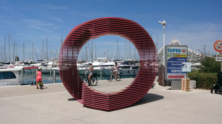 Press kit | 1819-01 - Press release | The PortHole - TOMA! - team of manufacturers architects - Event + Exhibition - ANAMORPHIC PORTHOLE<br> - Photo credit:  ©Tiziano ZANNORDO @tizianozannordo