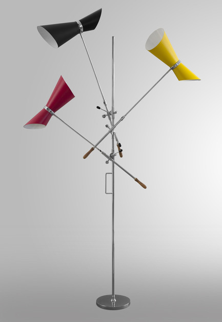 Dossier de presse | 1818-01 - Communiqué de presse | 100% Design showcases new talent alongside established UK and international brands, 23-26 September - 100% Design - Évènement + Exposition - Floor Lamp by Tramonti - Crédit photo : Tramonti