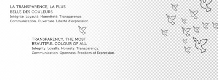 Press kit | 1402-03 - Press release | Transparency, the most beautiful colour of all - v2com newswire - Event + Exhibition - Branding for the Value #3: Transparency, the most beautiful colour of all - Photo credit: v2com newswire