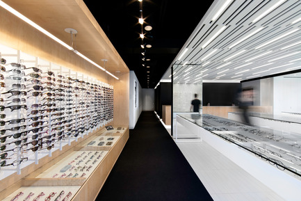 Dossier de presse | 1113-01 - Communiqué de presse | L’Aire Visuelle, optométristes - opticiens - la SHED architecture - Design d’intérieur commercial - Crédit photo : Maxime Brouillet