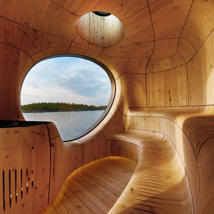 Press kit | 902-04 - Press release | Call for entries to the International A' Design Award & Competition 2016 - A' Design Award and Competition - Competition - Grotto Sauna Freestanding Residential Sauna by&nbsp;PARTISANS - Photo credit: Photographer Jonathan Friedman, Grotto Sauna, 2014.