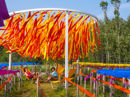Press kit | 837-14 - Press release | Call for proposals - International Garden Festival 2016 - International Garden Festival / Reford Gardens - Event + Exhibition -   LINE GARDEN<br>Julia Jamrozik &amp; Coryn Kempster<br><br>Buffalo, United States <br><br>www.kempsterstudio.com<br>   - Photo credit: Louise Tanguay