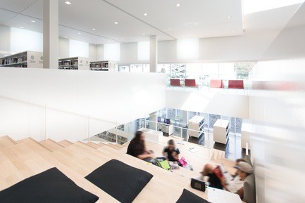 Dossier de presse | 721-06 - Communiqué de presse | La bibliothèque Saul-Bellow - Chevalier Morales - Architecture institutionnelle - Bibliothèque Saul-Bellow,&nbsp;Montréal, Canada - Crédit photo :  Chevalier Morales Architectes 