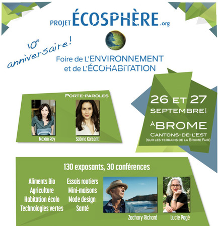 Dossier de presse | 1800-02 - Communiqué de presse | Ensemble à Brome – 10e anniversaire : Lucie Pagé, Zachary Richard et Maxim Roy - Projet ÉCOSPHÈRE - Évènement + Exposition - Crédit photo :     Projet ÉCOSPHÈRE         Projet ÉCOSPHÈRE     