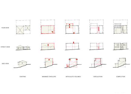 Dossier de presse | 1733-02 - Communiqué de presse | Noe Residence - Studio VARA - Architecture résidentielle -  Parti Diagrams  - Crédit photo : Studio Vara